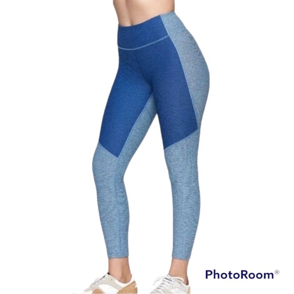 Outdoor Voices Blue Core 7/8 Leggings Tights - Picture 1 of 7
